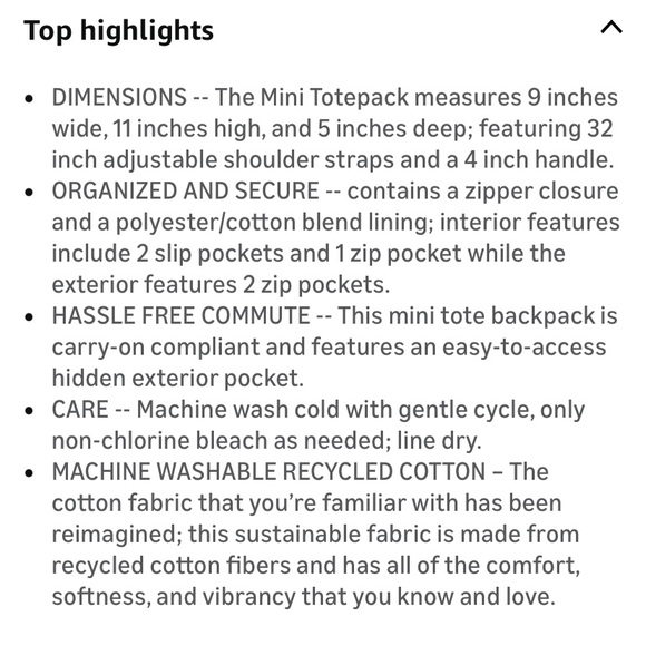 Vera Bradley Mini Totepack Provence Paisley - Picture 11 of 12